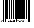 Barcode Image for UPC code 022228000051