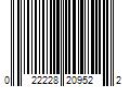 Barcode Image for UPC code 022228209522