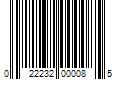 Barcode Image for UPC code 022232000085