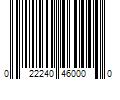 Barcode Image for UPC code 022240460000