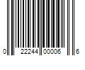 Barcode Image for UPC code 022244000066