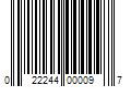 Barcode Image for UPC code 022244000097