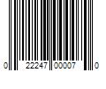 Barcode Image for UPC code 022247000070