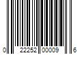 Barcode Image for UPC code 022252000096