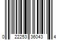 Barcode Image for UPC code 022253360434