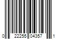 Barcode Image for UPC code 022255043571