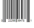 Barcode Image for UPC code 022255064781