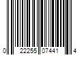 Barcode Image for UPC code 022255074414