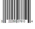 Barcode Image for UPC code 022255076104