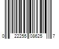 Barcode Image for UPC code 022255086257