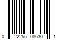 Barcode Image for UPC code 022255086301