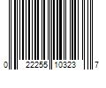 Barcode Image for UPC code 022255103237