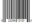 Barcode Image for UPC code 022255121200