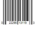 Barcode Image for UPC code 022255131193