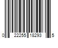 Barcode Image for UPC code 022255182935