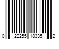 Barcode Image for UPC code 022255183352