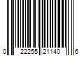 Barcode Image for UPC code 022255211406