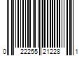 Barcode Image for UPC code 022255212281