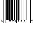 Barcode Image for UPC code 022255217187