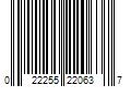 Barcode Image for UPC code 022255220637