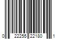 Barcode Image for UPC code 022255221801