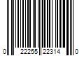 Barcode Image for UPC code 022255223140