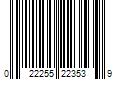 Barcode Image for UPC code 022255223539