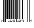 Barcode Image for UPC code 022255225786