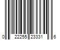 Barcode Image for UPC code 022255233316