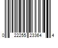 Barcode Image for UPC code 022255233644