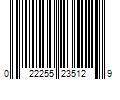 Barcode Image for UPC code 022255235129