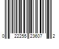 Barcode Image for UPC code 022255236072