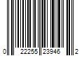 Barcode Image for UPC code 022255239462