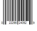 Barcode Image for UPC code 022255240529