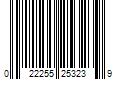 Barcode Image for UPC code 022255253239