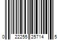 Barcode Image for UPC code 022255257145