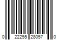 Barcode Image for UPC code 022255280570