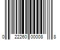 Barcode Image for UPC code 022260000088