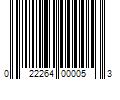 Barcode Image for UPC code 022264000053