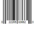 Barcode Image for UPC code 022265836620