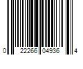 Barcode Image for UPC code 022266049364