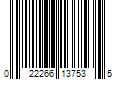 Barcode Image for UPC code 022266137535