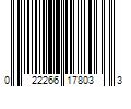 Barcode Image for UPC code 022266178033