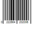 Barcode Image for UPC code 0222664202006