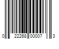 Barcode Image for UPC code 022268000073