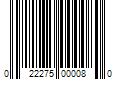 Barcode Image for UPC code 022275000080