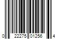 Barcode Image for UPC code 022275012564