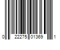 Barcode Image for UPC code 022275013691