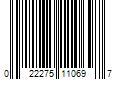 Barcode Image for UPC code 022275110697