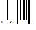 Barcode Image for UPC code 022275407674